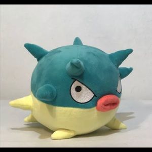 Pokemon Qwilfish Plush Stuffed Animal 6" x 6.5" No Tag